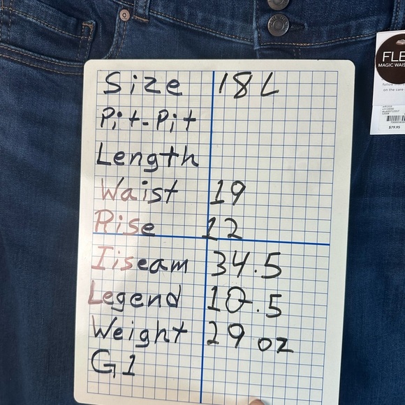 Lane Bryant super stretch tighter tummy fit boot cut high rise long plus size - Picture 12 of 12